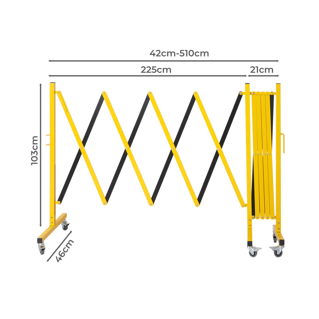 Extendable Garden Gate Mobile Security 16FT-1954802750218964994