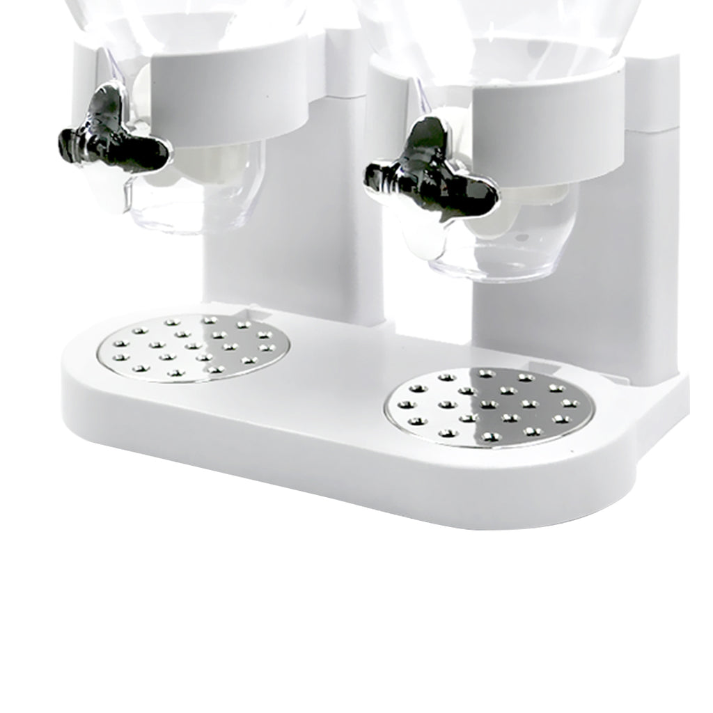 TOQUE Double Cereal Dispenser Dry Food White-1954802892246487044