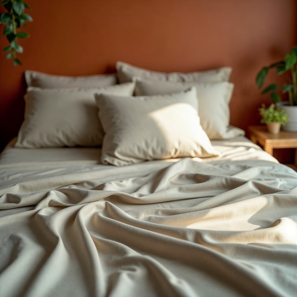 Royal Comfort Blended Bamboo Sheet Oatmeal - King-1951134883418083331