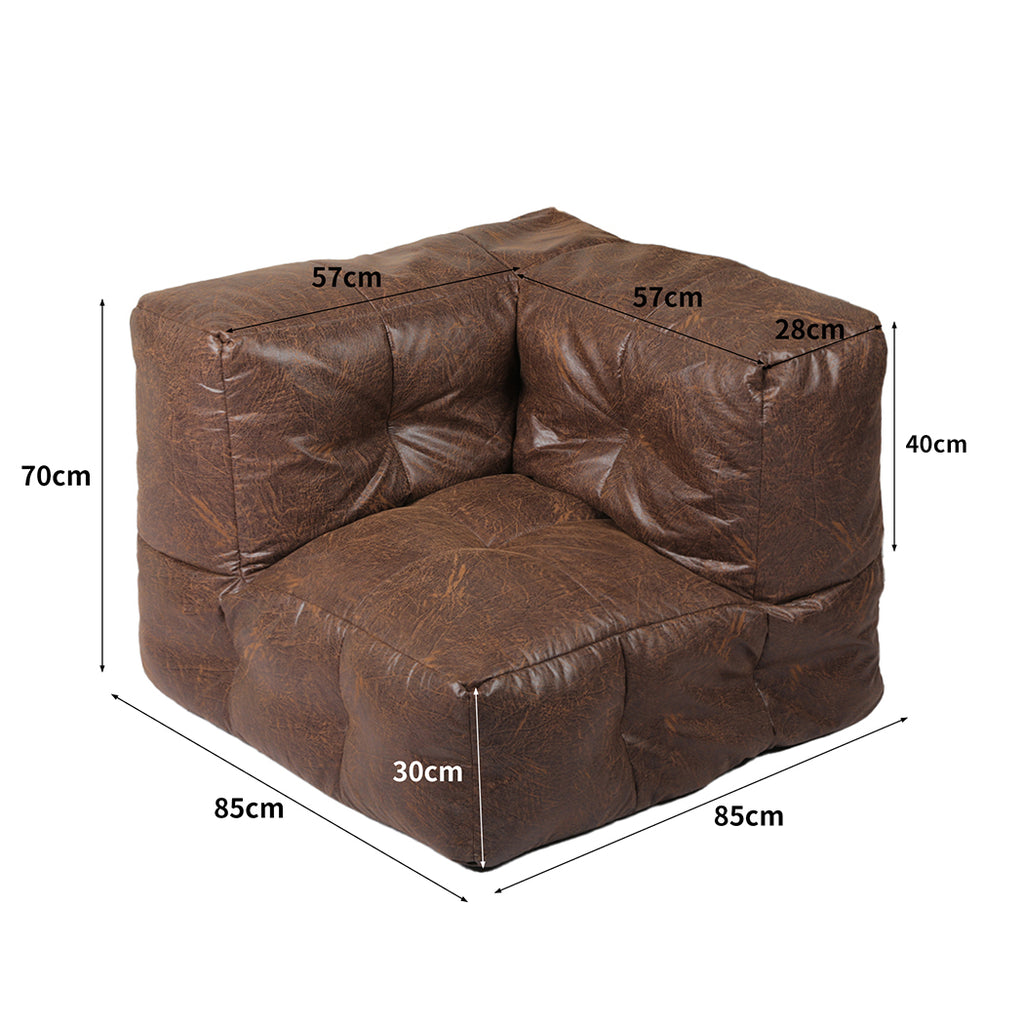 Marlow Bean Bag Cover Chair Modular-1966287383561375746