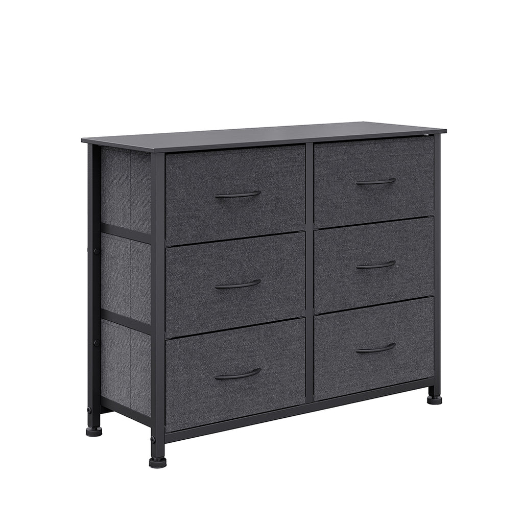 Levede Storage Cabinet Tower Chest Dark Grey-1954802982021369856