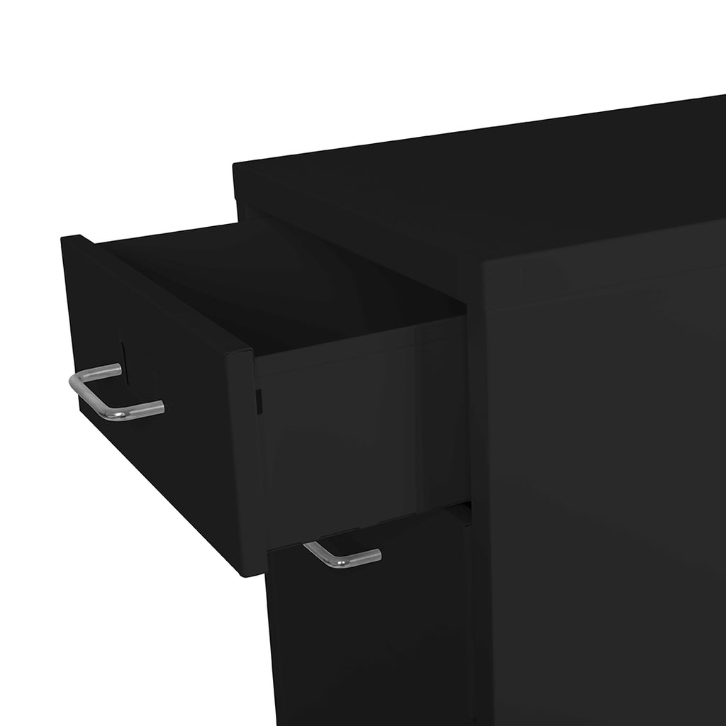 Levede 4 Drawer Office Drawers Cabinet Black-1954802724730179589