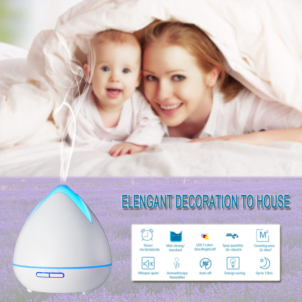 PureSpa Ultrasonic Diffuser - White-1951134806188363782