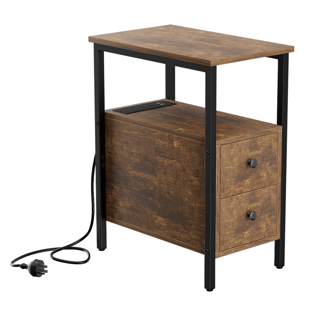 Levede Side Table Narrow Coffee End Table-1963748909352357896