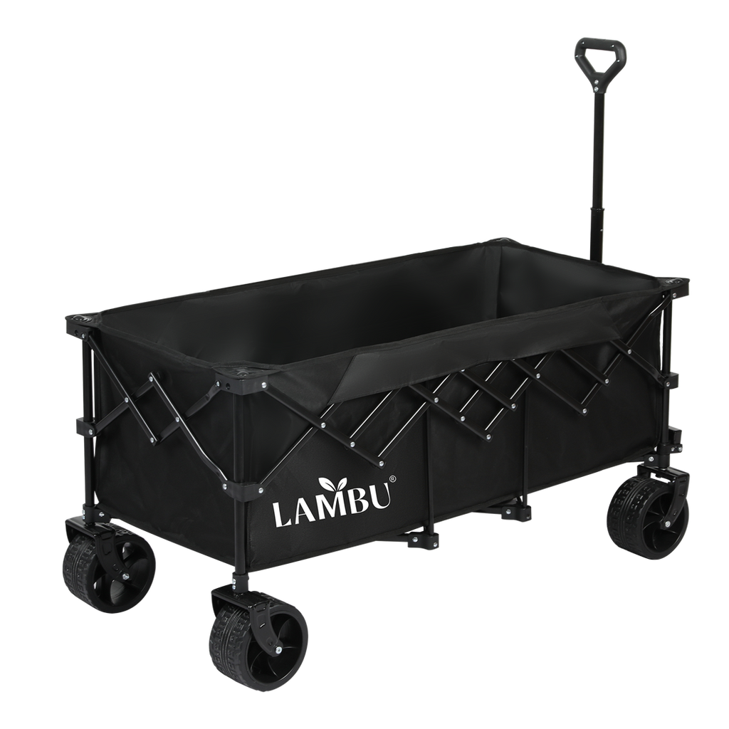Lambu Folding Wagon Trolley Cart-1954802442663235592