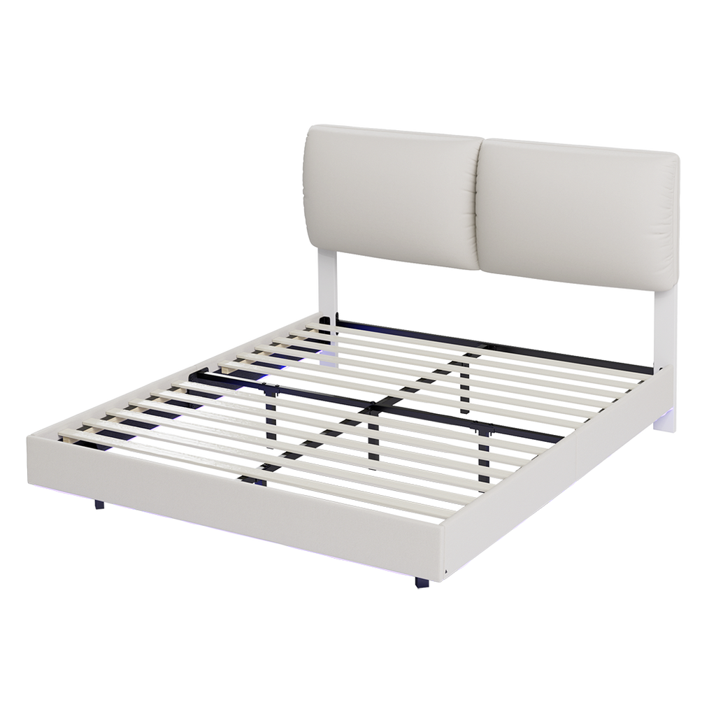 Levede Queen Floating Bed Frame-1954802405497507848
