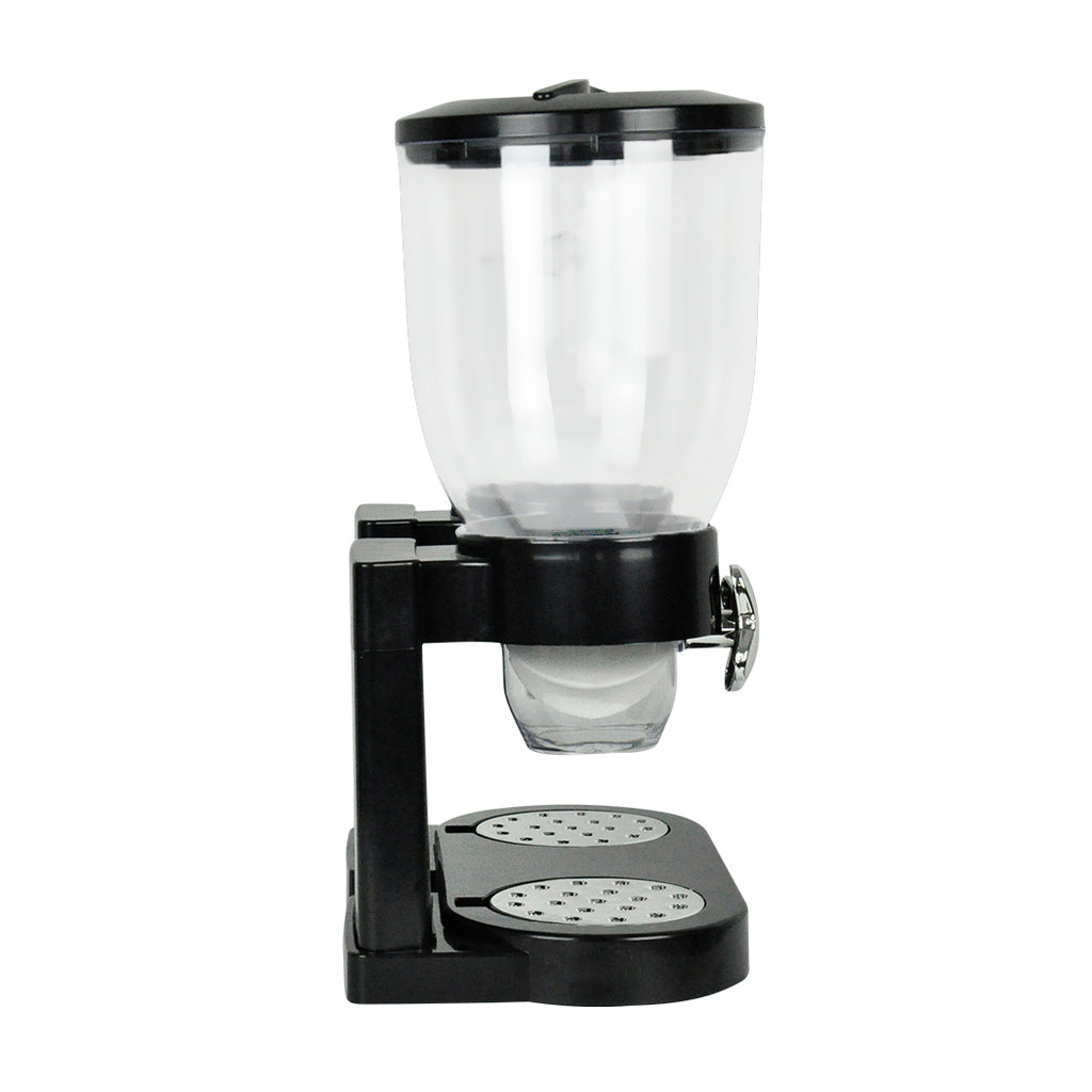 TOQUE Double Cereal Dispenser Dry Food Black-1954802892053549059