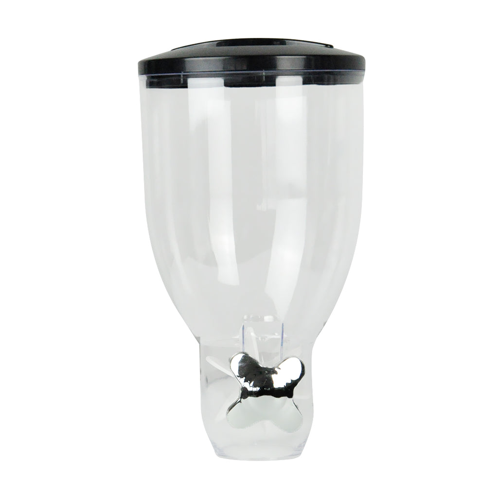 TOQUE Double Cereal Dispenser Dry Food Black-1954802892053549061