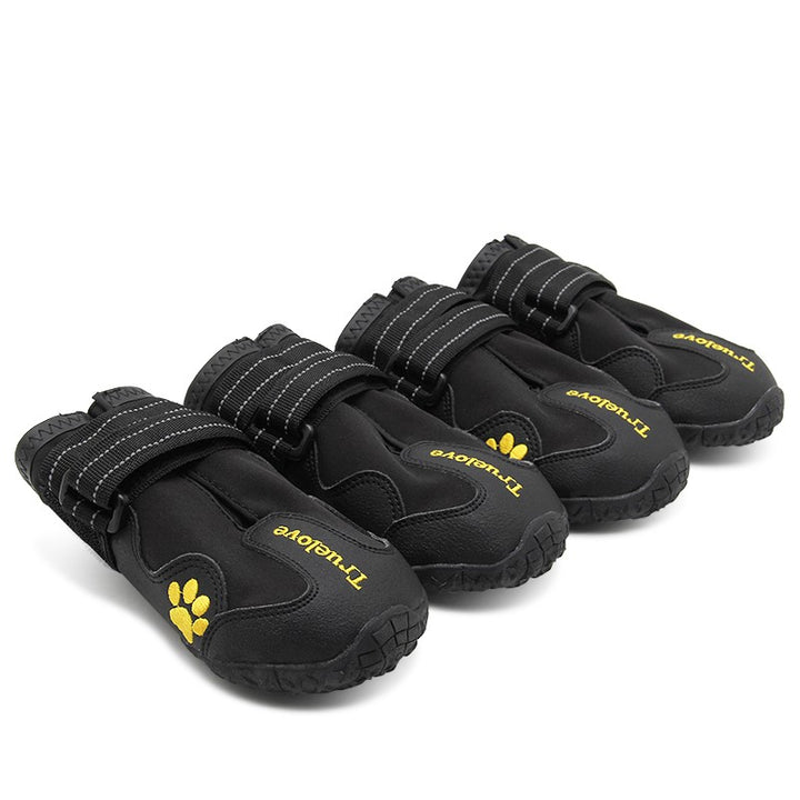 True Love Outdoor Adventure Dog Shoes - Black, Size 7-1962324871325290496