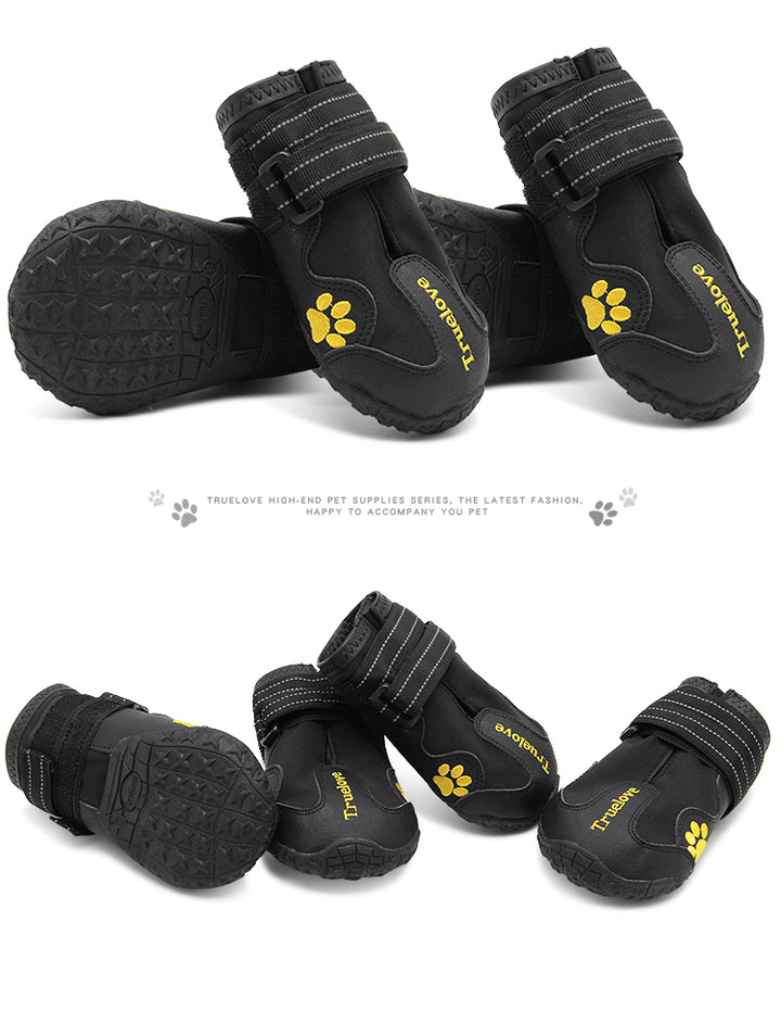 True Love Outdoor Adventure Dog Shoes - Black, Size 3-1962324870654201858