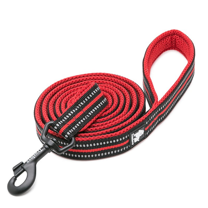 True Love Reflective Pet Leash 2m - Red, M-1962324903105531905
