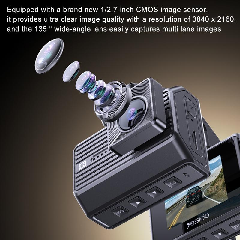 4K Dual Dash Cam For Driving - Km15-1915197585736470532