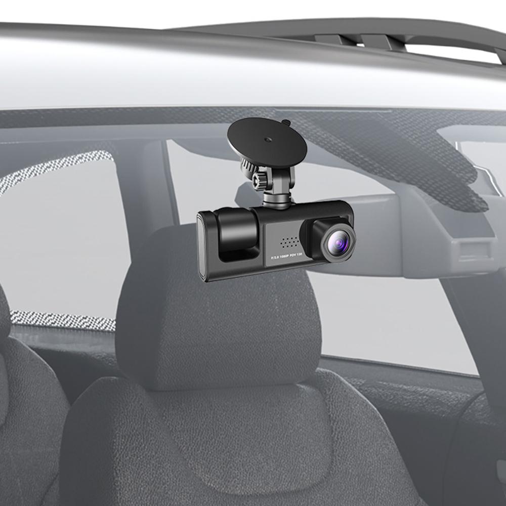 Hd Night Vision Car Driving Recorder With 3 Lenses-1915197563317915657