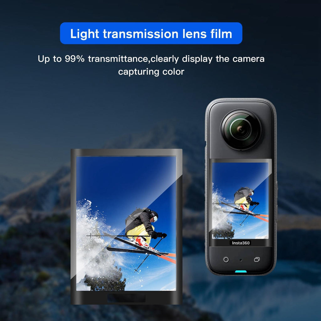 2-Pack Soft Film For Insta360 X3 - Curved Hd Explosion-Proof-1915197701985800195
