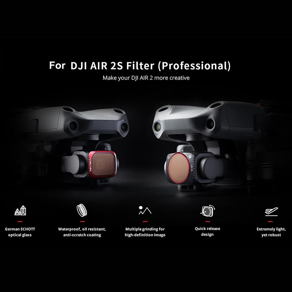 4-In-1 Ndpl Lens Filter Kit For Dji Air 2S-1915197966185009154