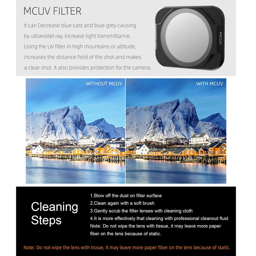 4-In-1 Lens Filter For Dji Air 2S Mcuv Cpl Nd4 Nd8-1915197882118574085