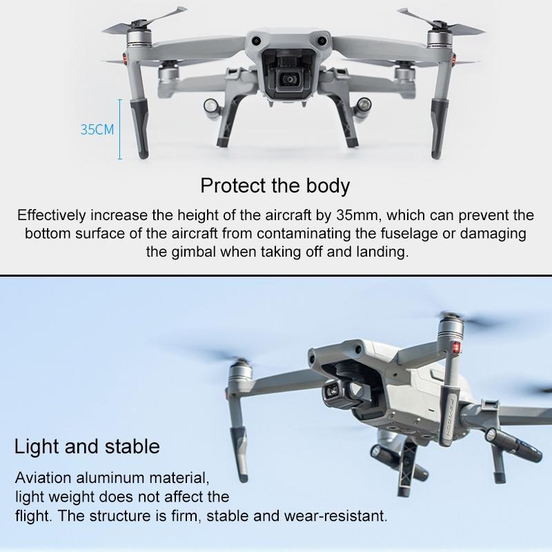 Portable Heightened Landing Gear For Dji Mavic Air 2-1915197544137363459
