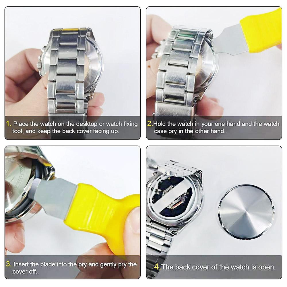 2-In-1 Watch Repair Tool With Case Opener And Knife-1915197911881355268