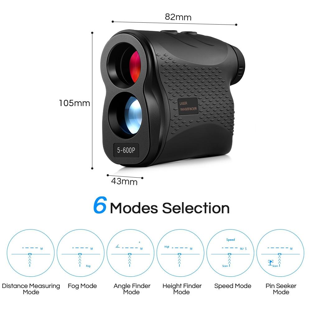 600M Handheld Golf Laser Distance Measuring Telescope-1915197916260208648