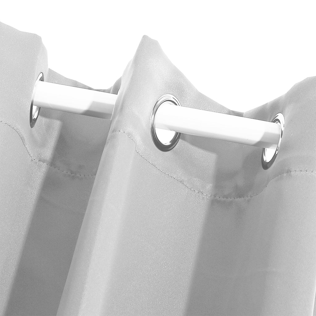 2x Blockout Curtains Panels 3 Layers Grey-1954802971111985157
