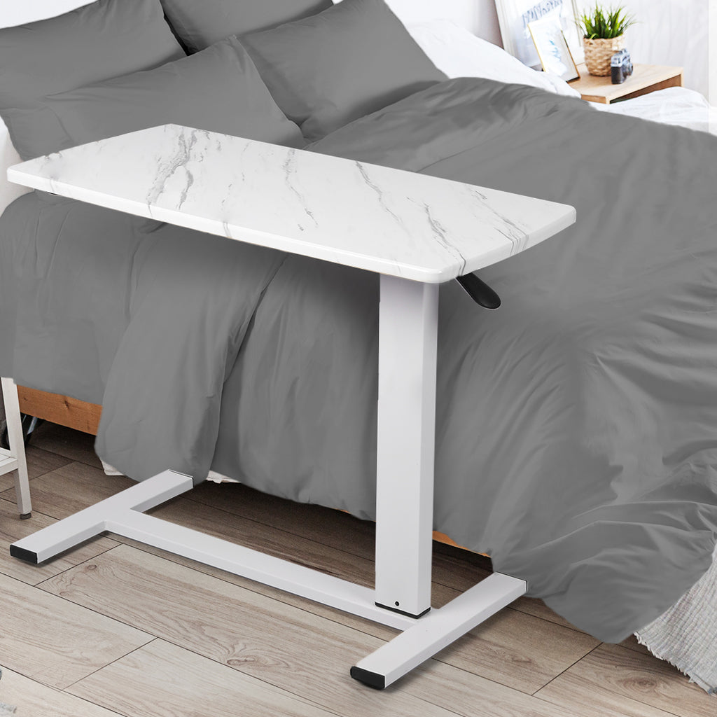 Levede Standing Desk Sofa Bed Side Table White No Slots-1954802681004560390