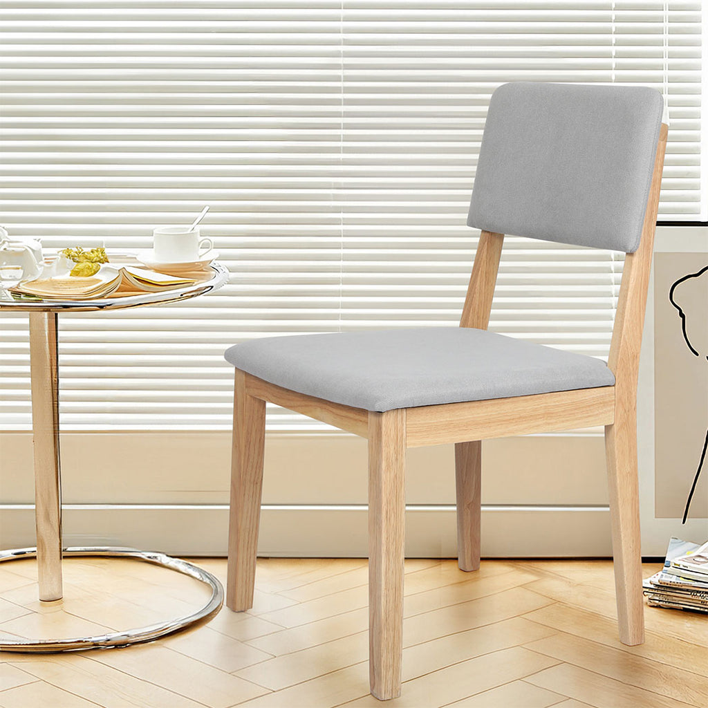 Levede 2x Dining Chair Armless Upholstered Seat-1954802458874220550