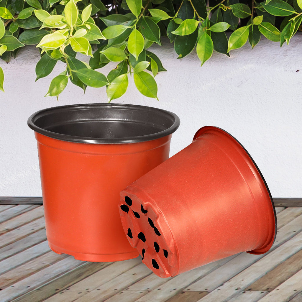 Lambu 100x Plastic Plant Pots Bulk Flowers X-Large-1963748912758132742