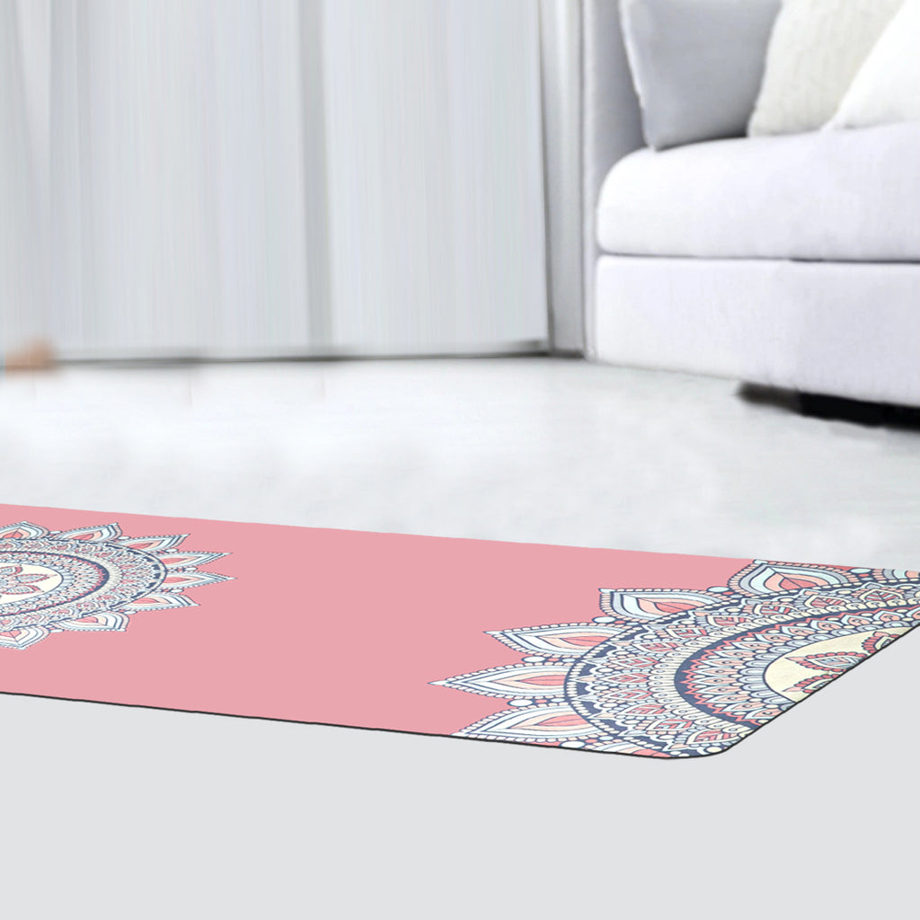 Centra Yoga Mat Foldable Non-Slip Exercise Pink-1954802335809146886