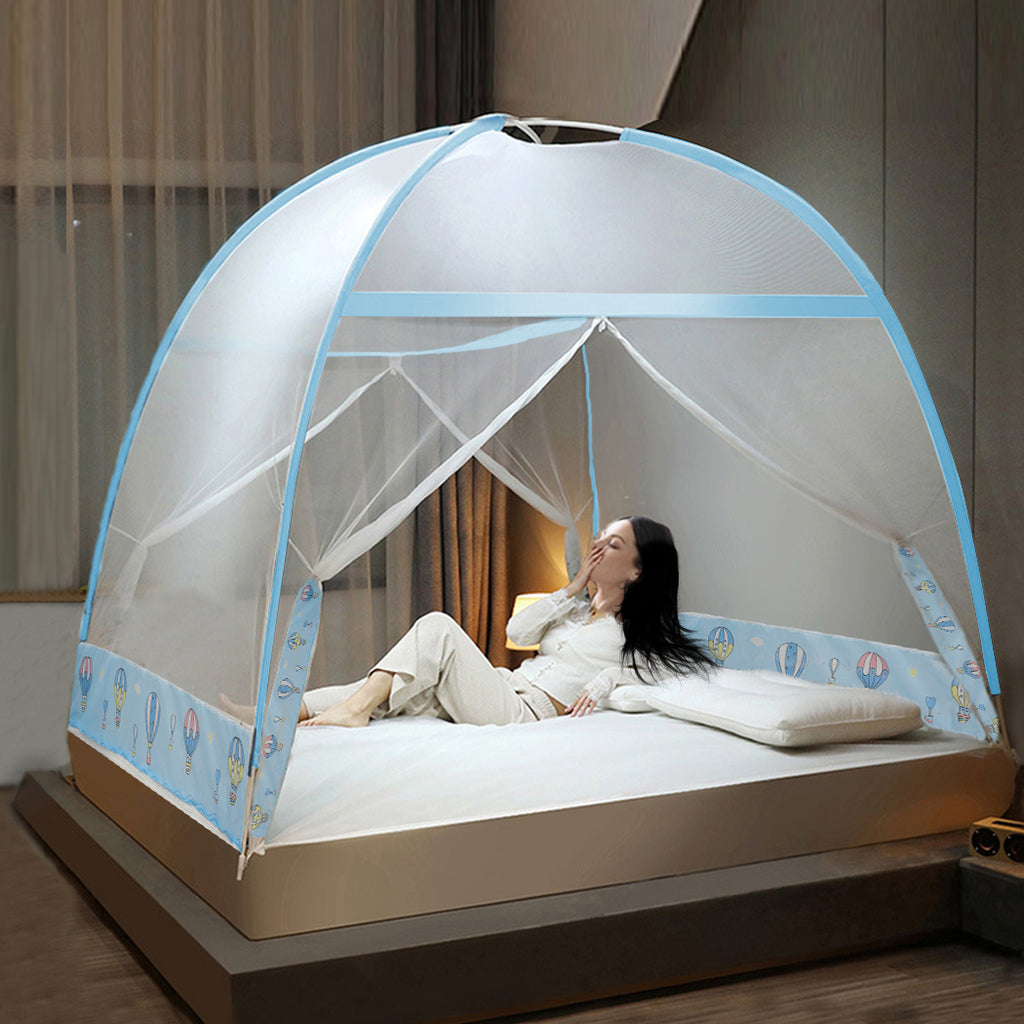 Dreamz Mosquito Bed Nets Foldable Canopy King-1954802840170008582