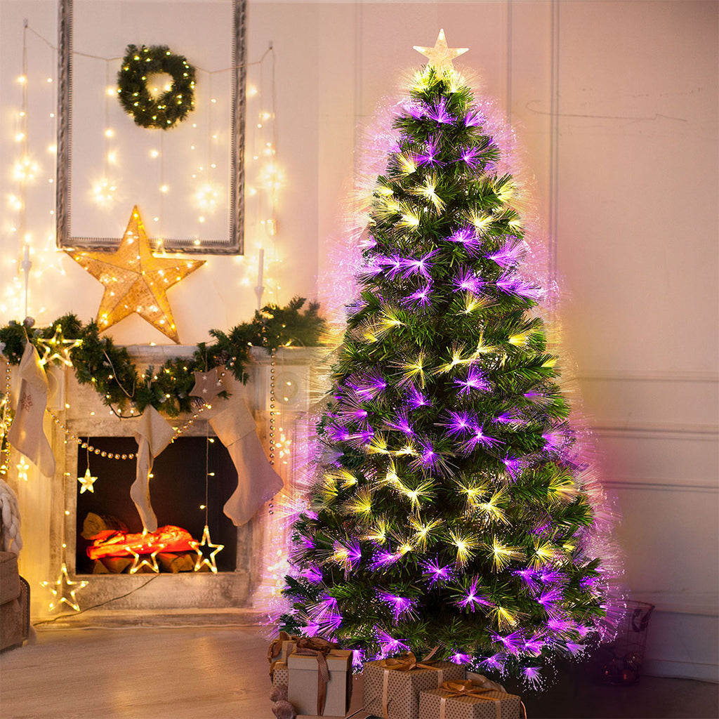 SANTACO Christmas Tree Fibre Optic 2.1M-1954802398040035334