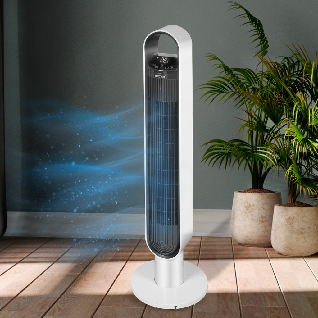 Spector Tower Fan Portable Oscillating White-1954802706099081222