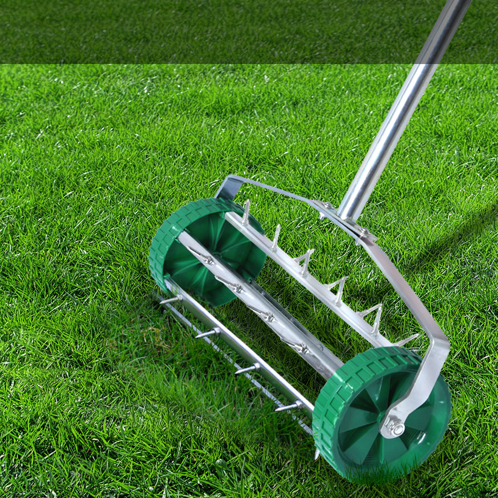 Lawn Aerator Roller Scarifier Rolling-1954802732800020486