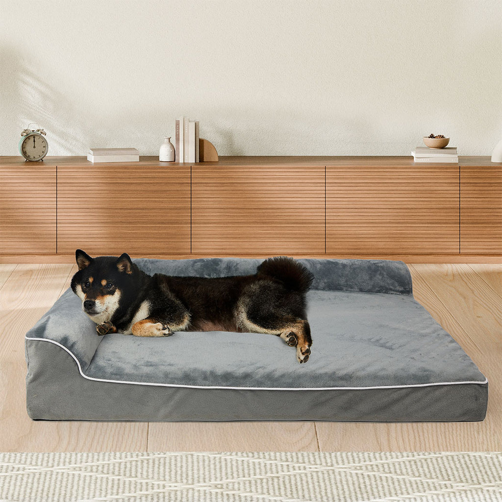 Pawz Orthopedic Dog Bed L Grey-1954802426305449990