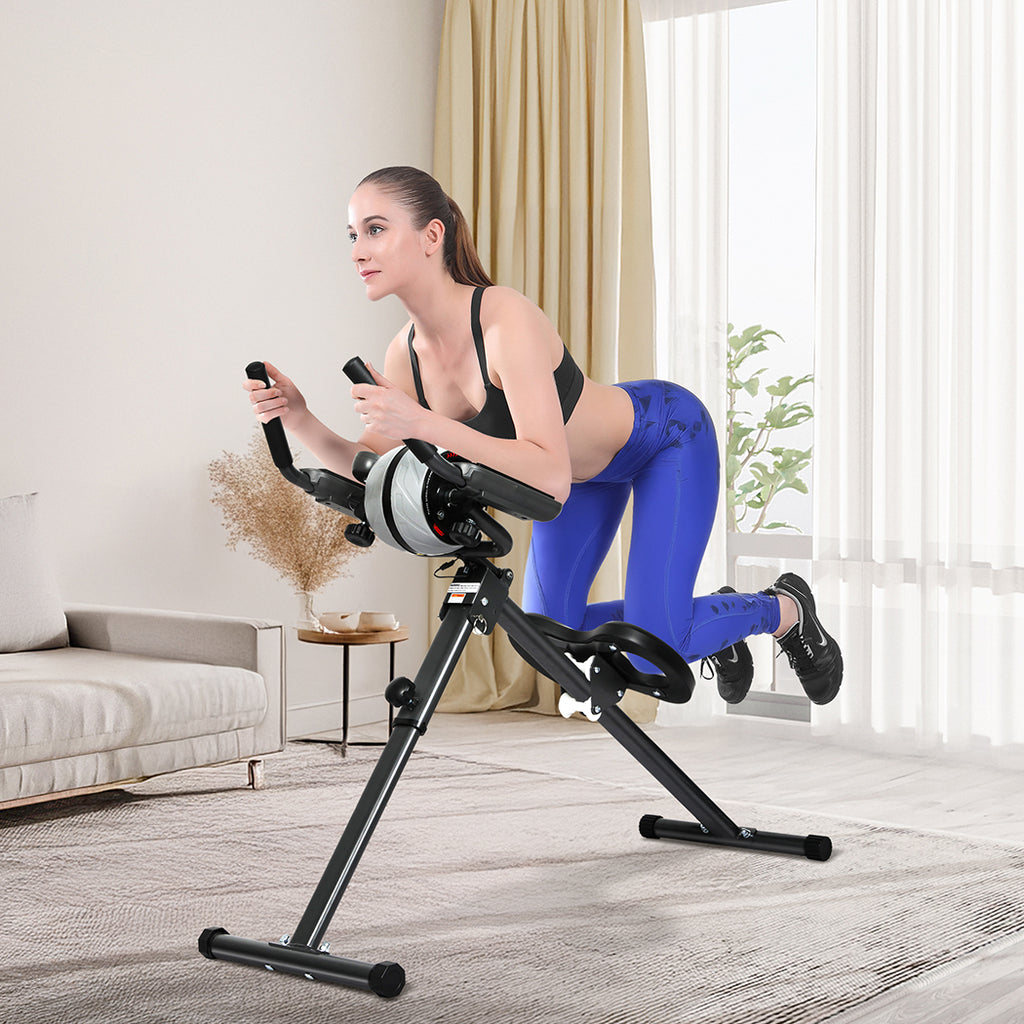 Centra Folding Ab Machine Roller Wheel Workout Mat-1954802467686453254