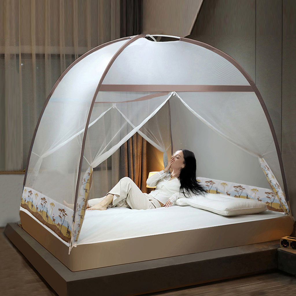 Dreamz Mosquito Bed Nets Foldable Canopy King-1954802840648159238