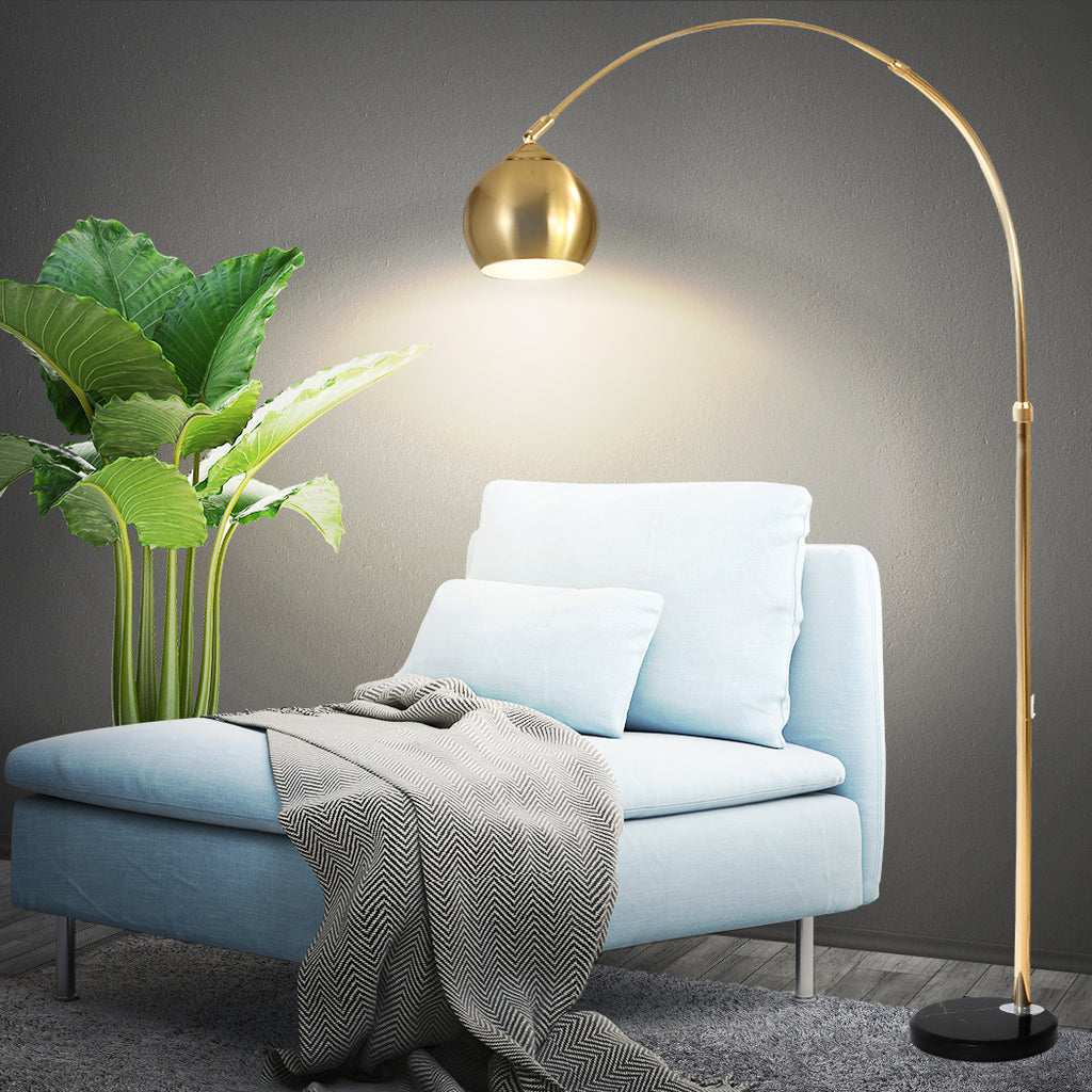 EMITTO Modern LED Floor Lamp Stand Reading Gold-1954802826320416774