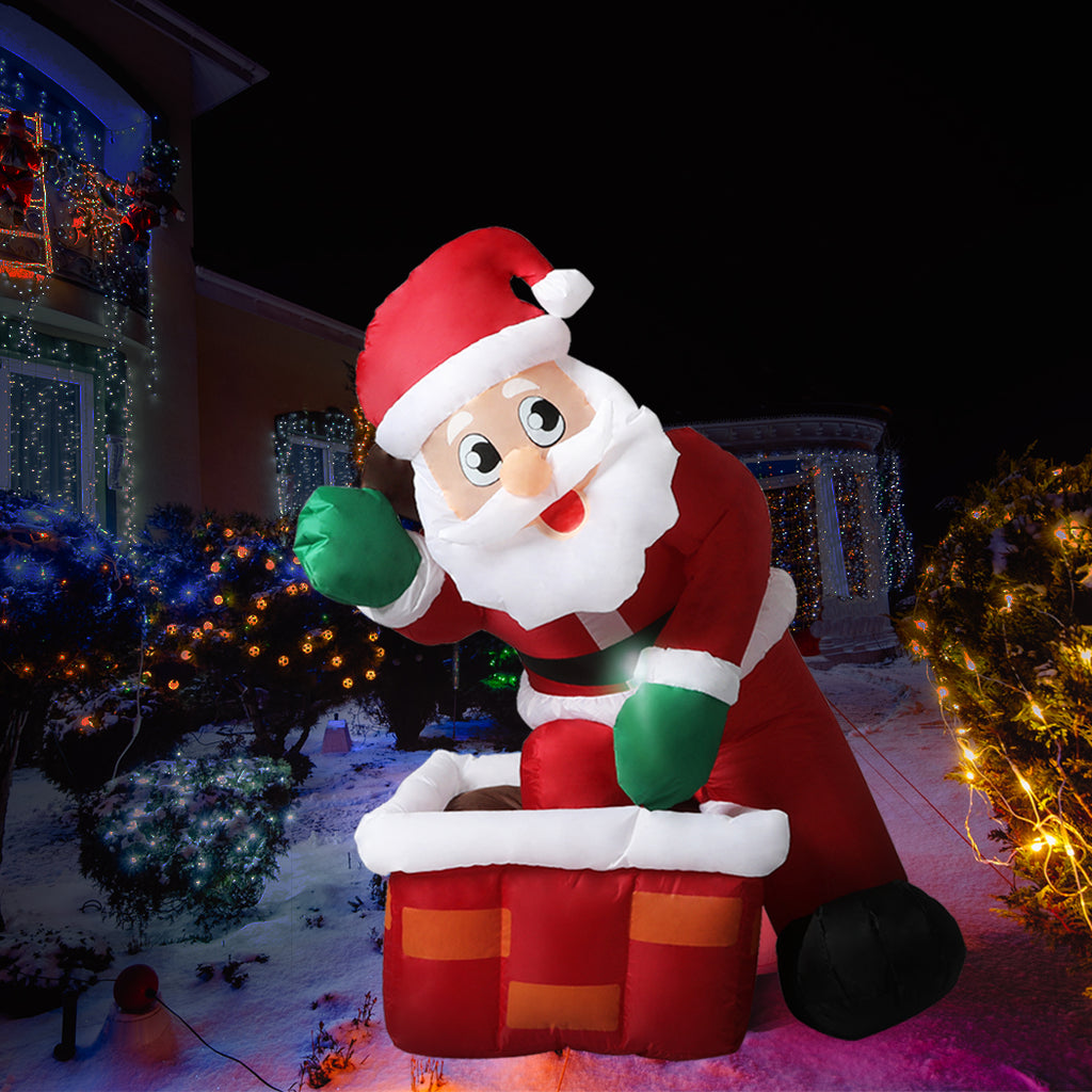 Santaco Inflatable Christmas Decor Santa-1954802753947701254