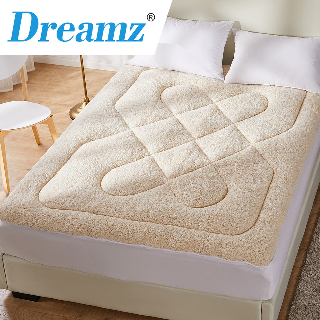 DreamZ Mattress Topper 100% Wool Underlay King-1954802863406452741
