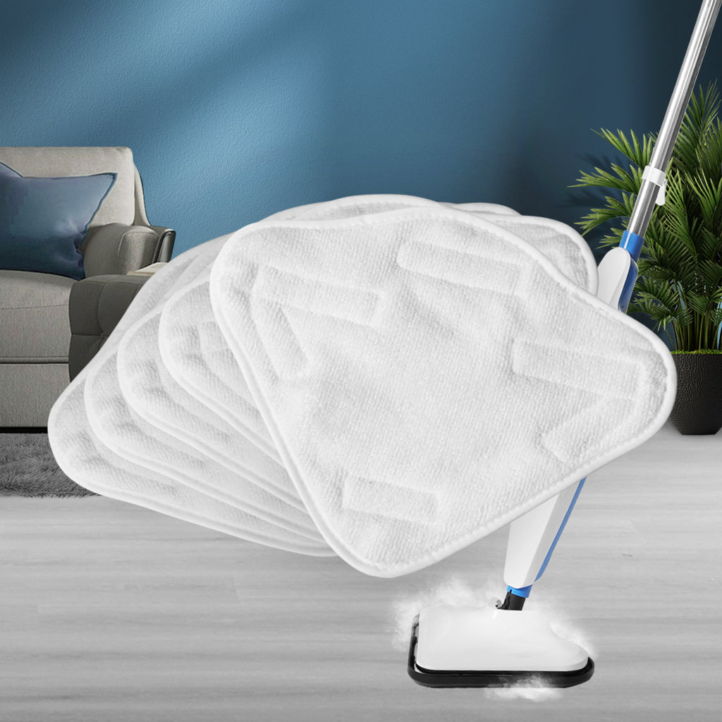 5PCS Mop Cloth Steam Cleaner Handheld White,Blue-1954802597865066502