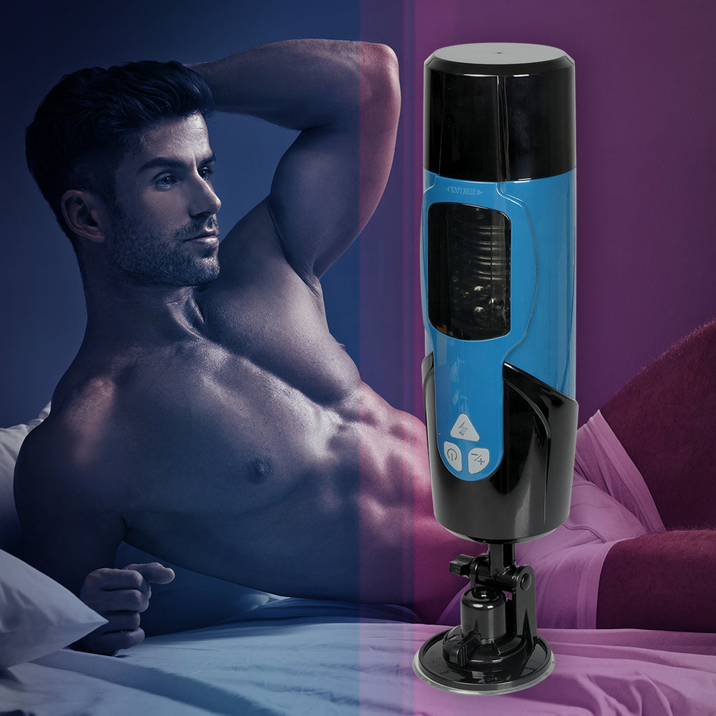 Urway Masturbation Cup Vibrating Pocket Blue-1954802636276502534