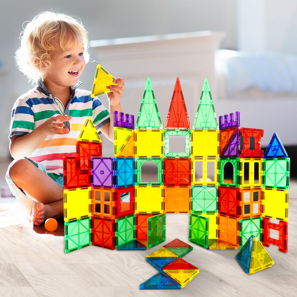BoPeep Kids Magnetic Tiles Blocks Building-1954802770682974214