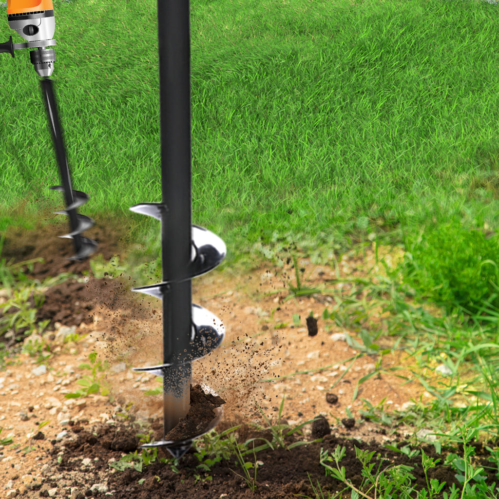 Traderight Garden Auger Post Hole Digger Large-1963748913248866310