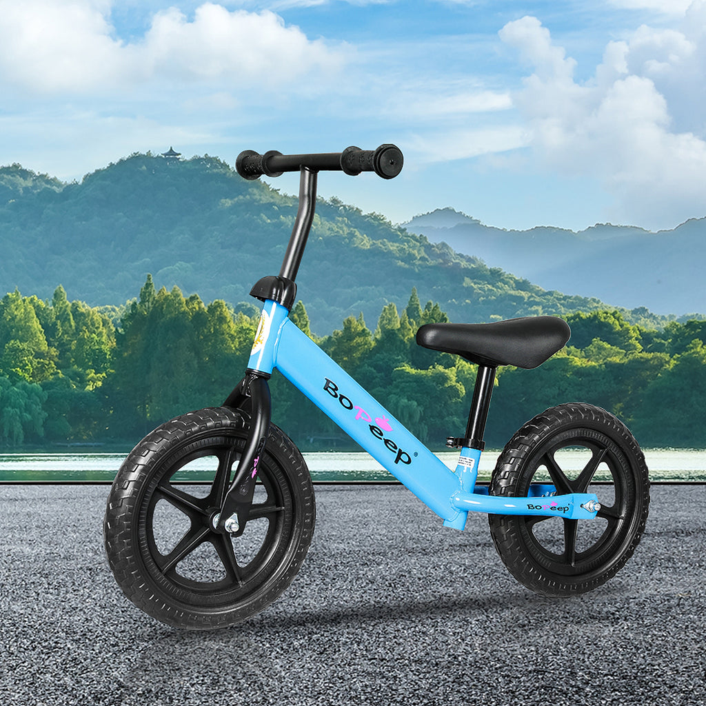 BoPeep Kids Balance Bike Ride On Toys Blue-1954802781378449414