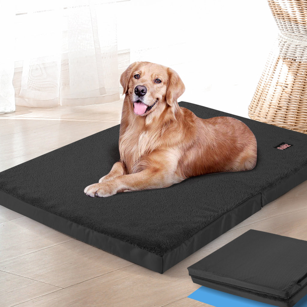 PaWz Pet Bed Foldable Dog Puppy Beds Black Medium-1954802758196531206