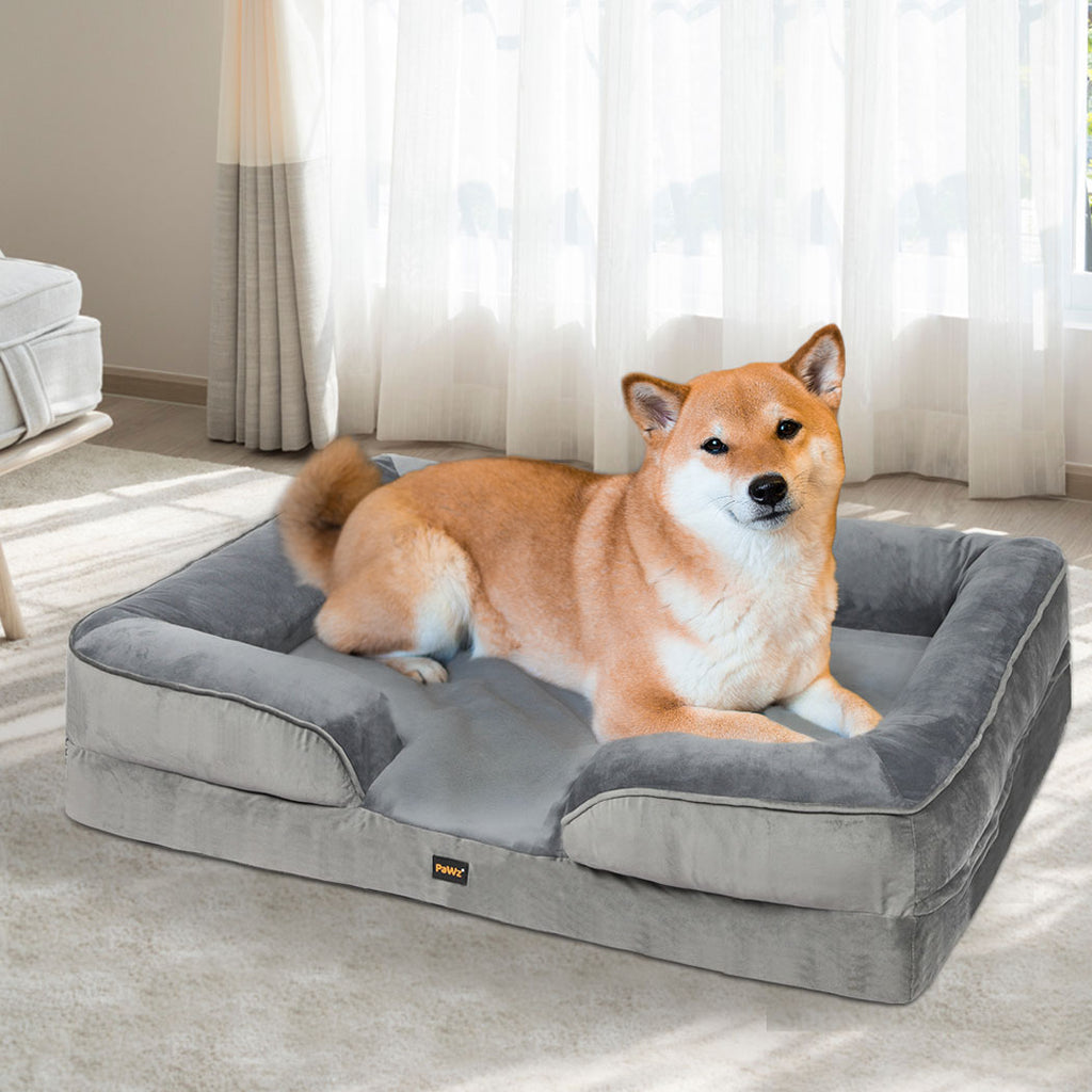 PaWz Memory Foam Pet Sofa Bed Cushion L Large-1954802561705971718