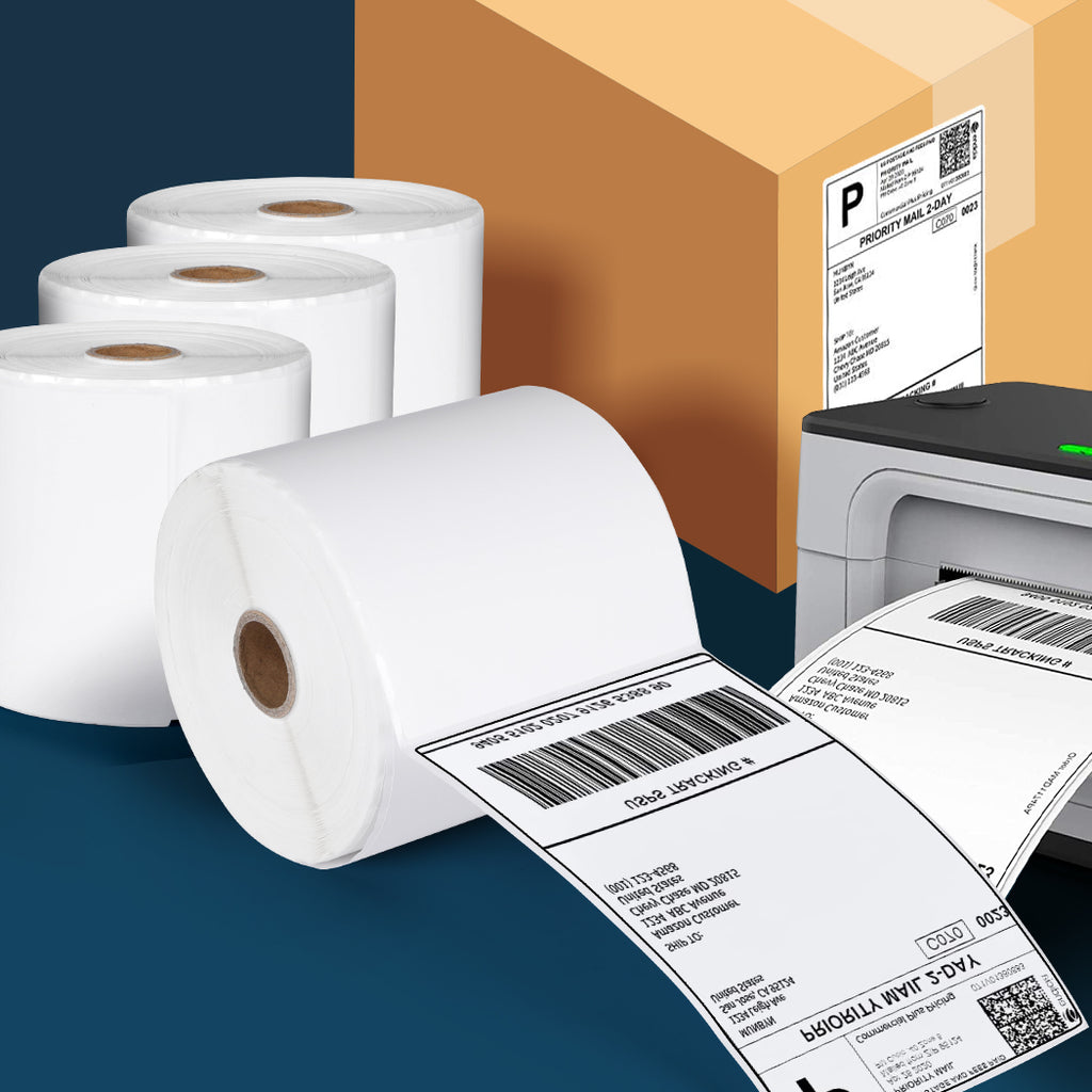 6 Rolls Direct Thermal Labels Barcode-1954802605498699782