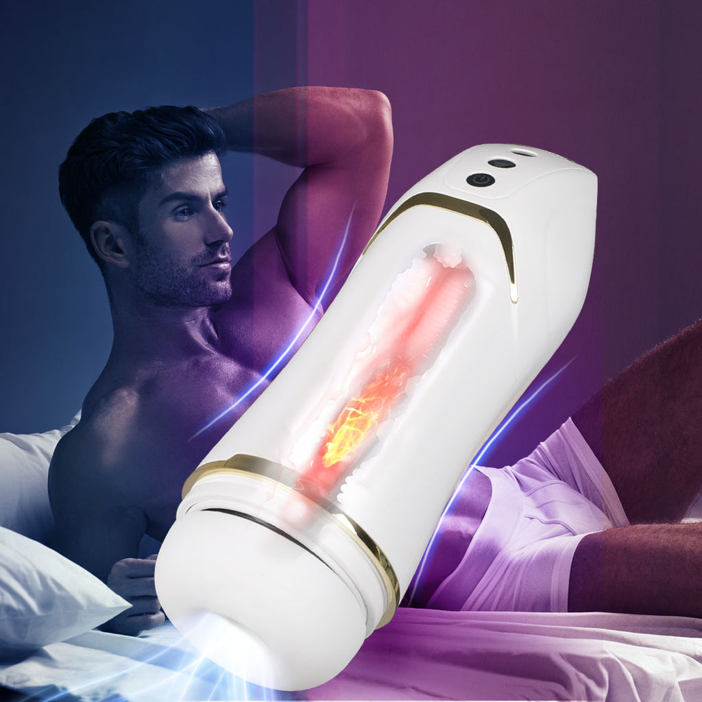 Urway Masturbator Vibrator Masturbation White-1954802633579565062