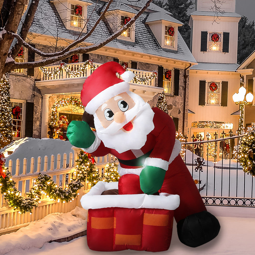 Santaco Inflatable Christmas Decor Santa-1954802753947701255