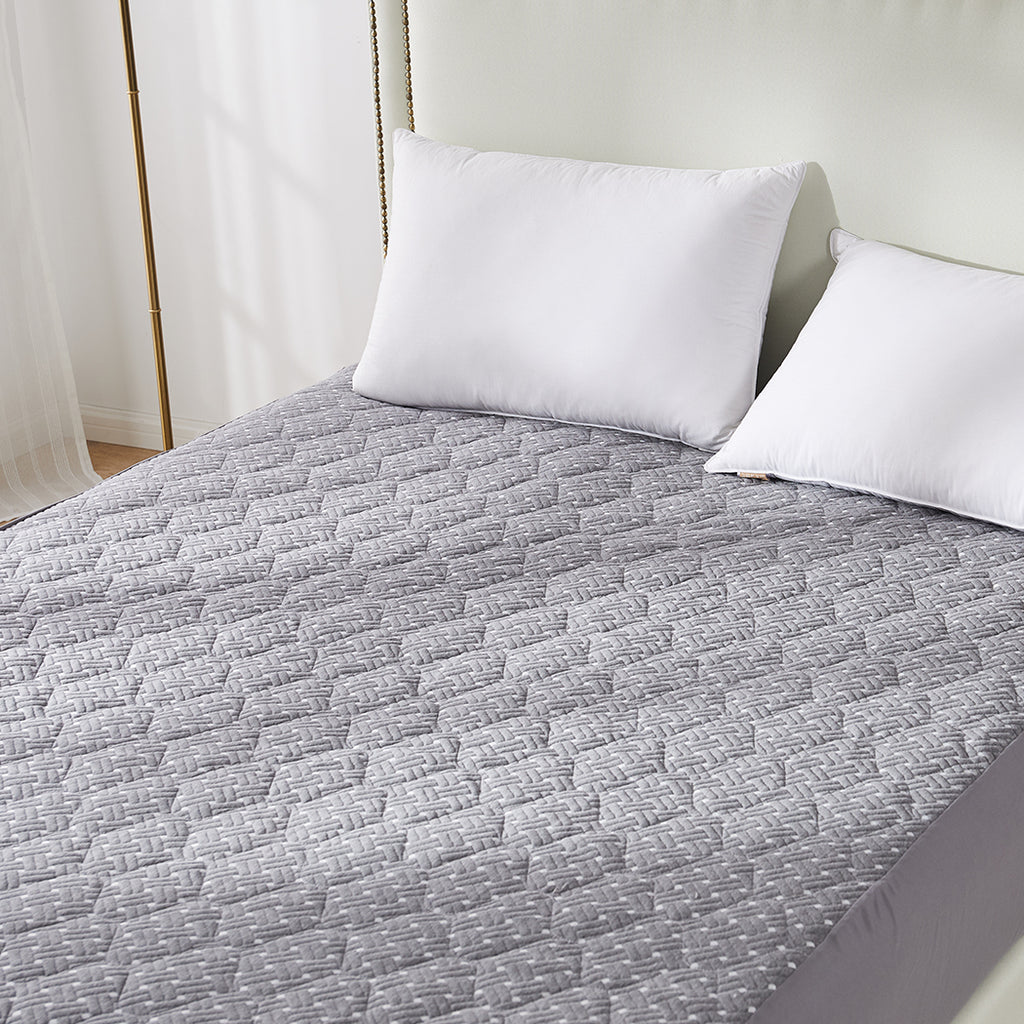 Dreamz Mattress Protector Topper Bamboo Queen-1954802844926349319