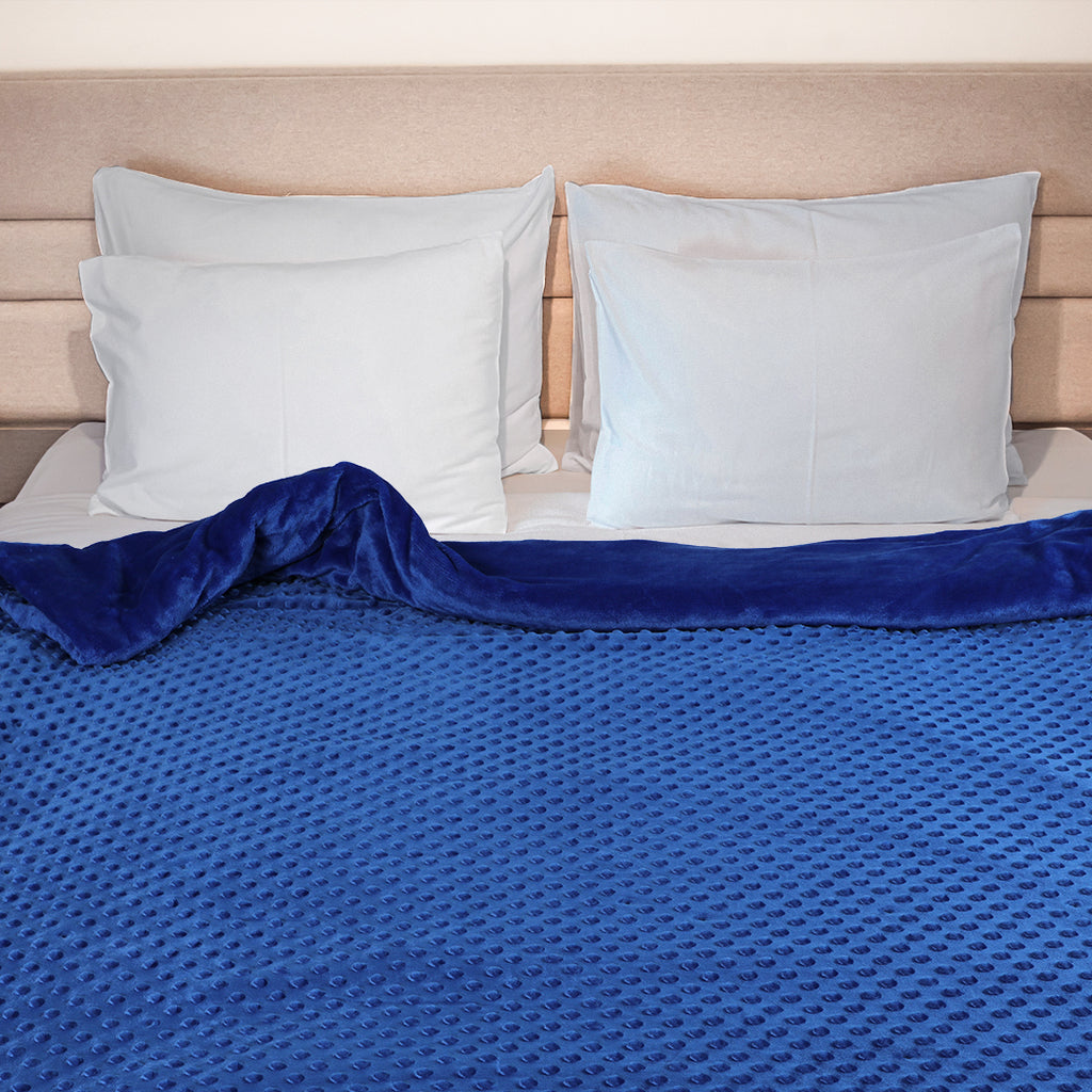 DreamZ Weighted Blanket Cover Quilt Blue-1954802945392513031